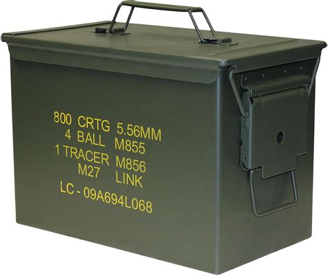 50 cal ammo box metal|walmart 50 cal ammo can.